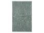 Tapis de bain vert menthe avec une texture touffue