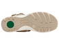 Sandales beiges avec une semelle Footflexx.