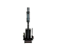 Aspirateur balai avec station de charge et accessoires.