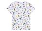 T-shirt enfant, motif été : ananas, pastèque, palmiers, glaces.