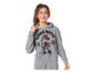 Un sweat-shirt gris avec un imprimé Minnie Mouse.
