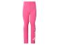 Legging rose pour enfant avec personnage de dessin animé et fleurs