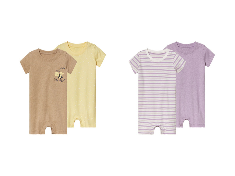 Aller en mode plein écran : lupilu® Lot de 2 pyjamas bébé - Image 1