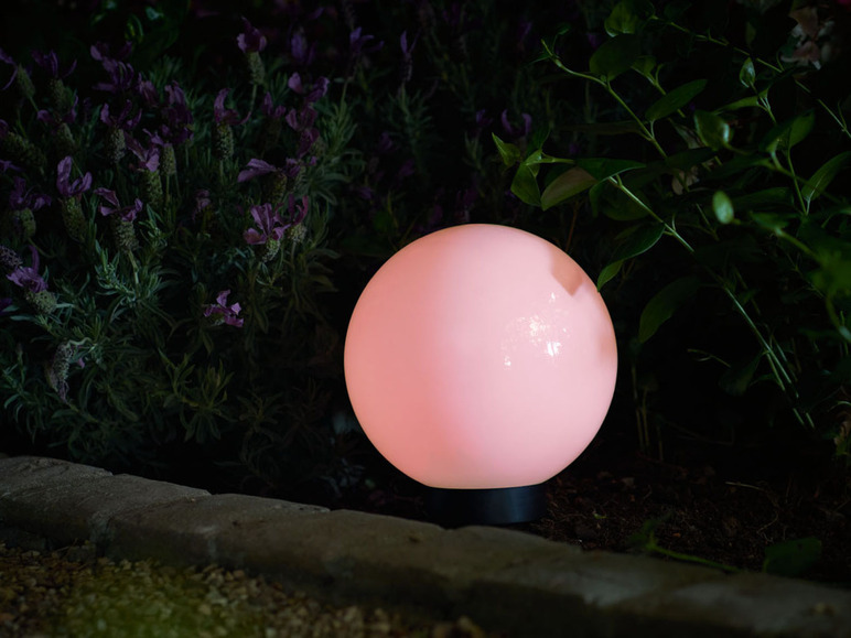 Aller en mode plein écran : LIVARNO home Balise solaire globe à LED, Ø 20 cm, 0,02 W - Image 12
