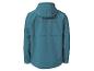 Une veste softshell bleue à capuche de la marque 'Sounds of the Wild'.