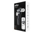 Un rasoir Braun Series 7 avec système adaptatif 360°Flex.