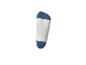 Chaussette individuelle en blanc et bleu