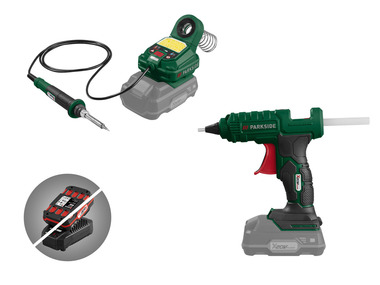 PARKSIDE® Station de soudage sans fil PLSA 20-Li C3, 20 V ou pistolet à colle sans fil PHPA 20-Li A1, 20 V