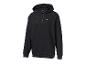 Sweat à capuche noir avec cordons, orné d'un petit logo sur la poitrine