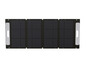 Un panneau solaire noir avec quatre panneaux.
