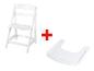 Chaise haute enfant et plateau.
