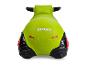 Tracteur jouet Claas vert.