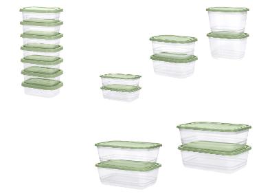 Set de 17 boîtes de conservation (vert menthe)