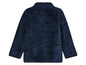 Un sweat en polaire bleu à rayures