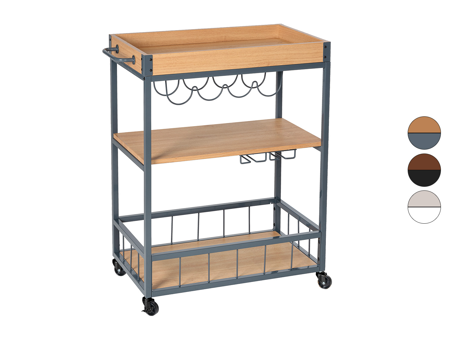 Wenko Chariot de cuisine, 40 x 89 x 89,5 cm