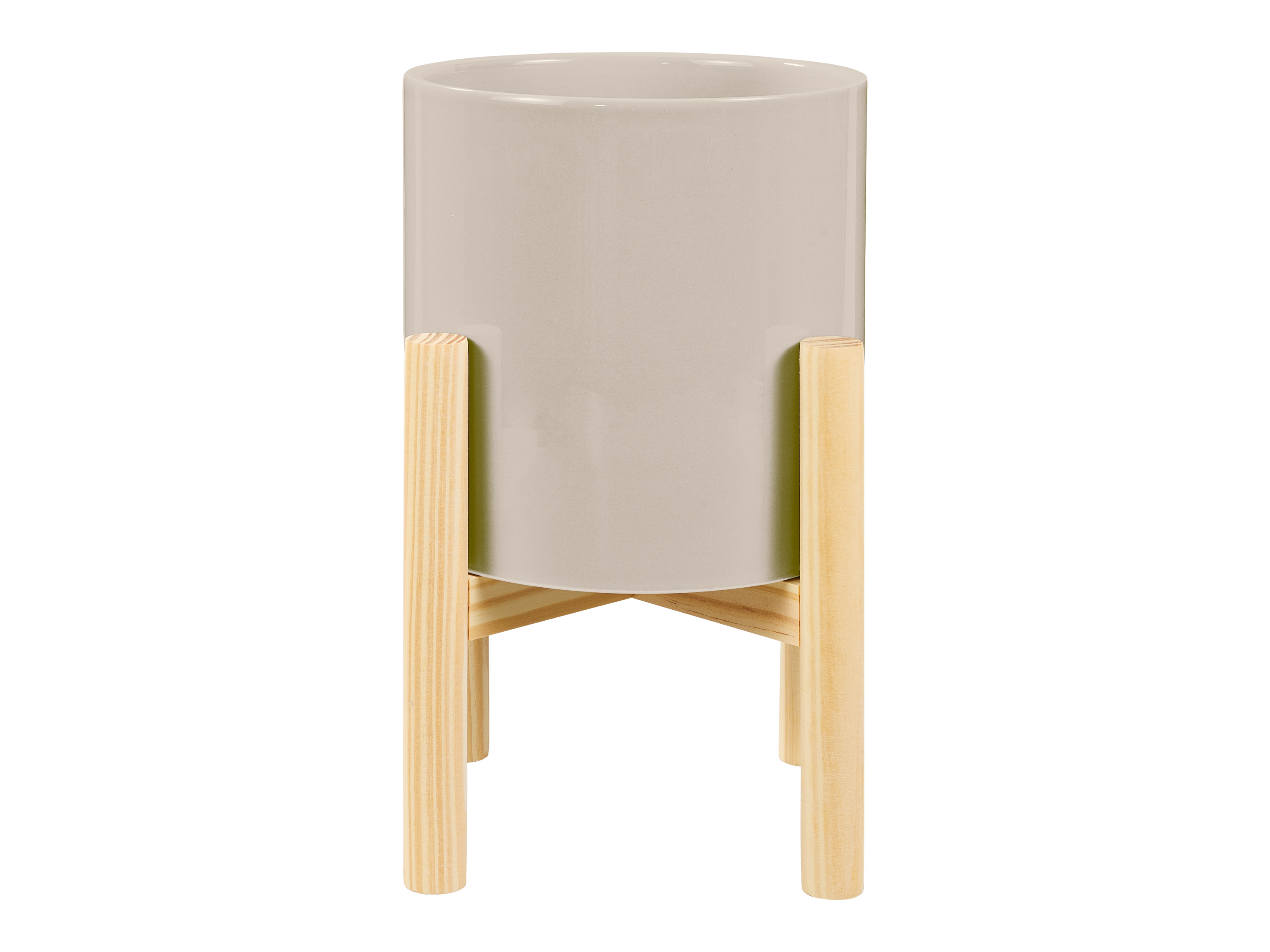 LIVARNO home Cache-pot avec support (marron)