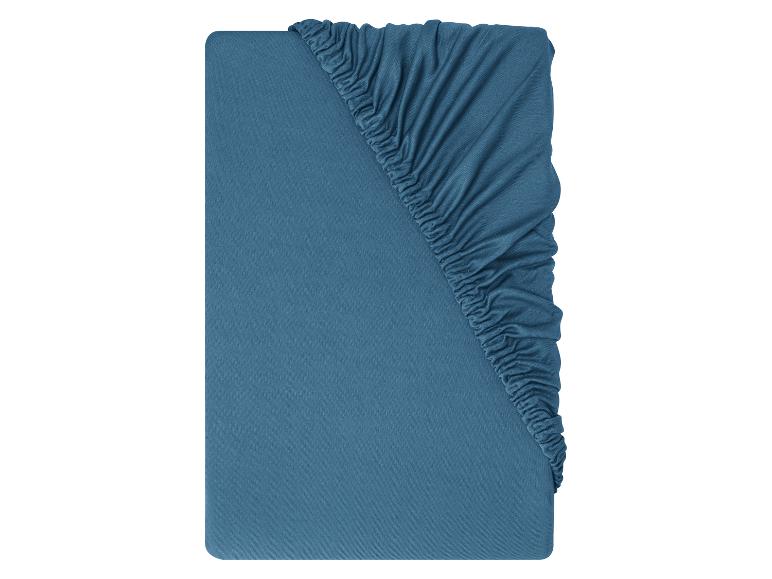 Drap-housse bleu