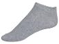 Chaussettes grises courtes en coton.