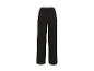 Pantalon large noir avec taille élastique
