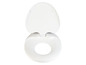 Un siège de toilette blanc pour enfant.