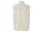 Un gilet en polaire blanc sans manches.