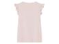 Haut rose à volants pour enfant.