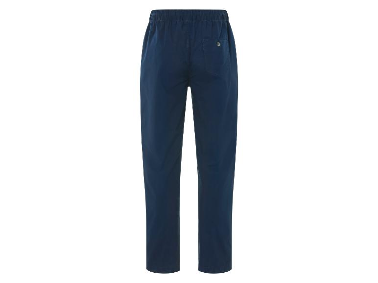 Pantalon bleu marine avec taille élastique