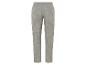 Pantalon gris clair à texture lin, vue arrière.