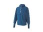 Une veste de pluie bleue à capuche de la marque Berghaus.