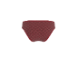 Culotte rouge pour femme avec motif à carreaux