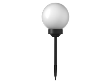 LIVARNO home Balise solaire globe à LED, Ø 15 cm, 0,02 W