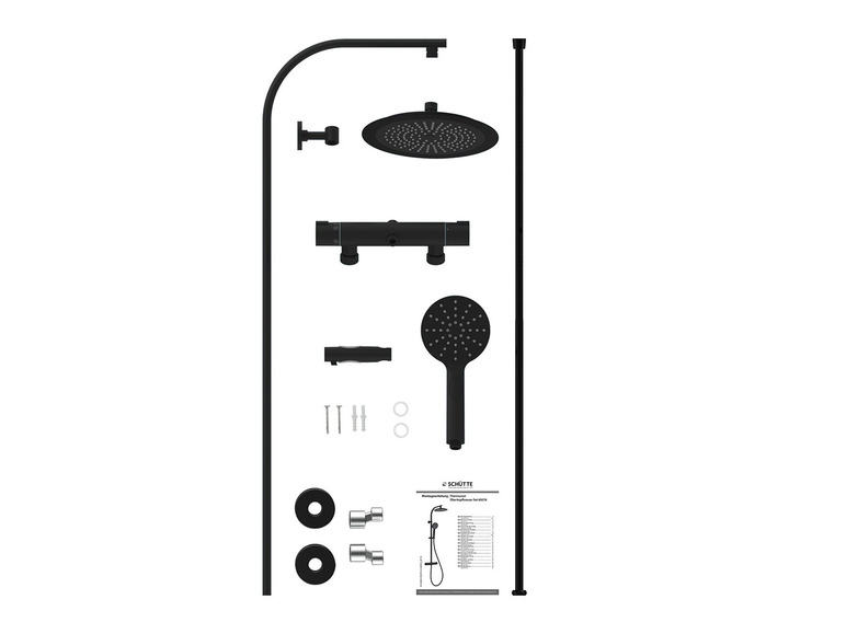 Aller en mode plein écran : Schütte Colonne de douche MADURA FRESH, avec mitigeur robinet thermostatique - Image 8