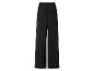Pantalon noir long avec cordon à la taille.