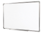 Tableau blanc avec cadre en aluminium.