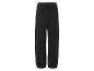 Pantalon de survêtement noir avec taille élastique.