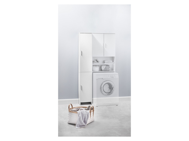 Aller en mode plein écran : LIVARNO home Meuble d'appoint Liverpool, 32 x 190 x 25 cm, blanc - Image 2