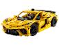 Voiture modèle LEGO Technic Corvette ZR1 jaune