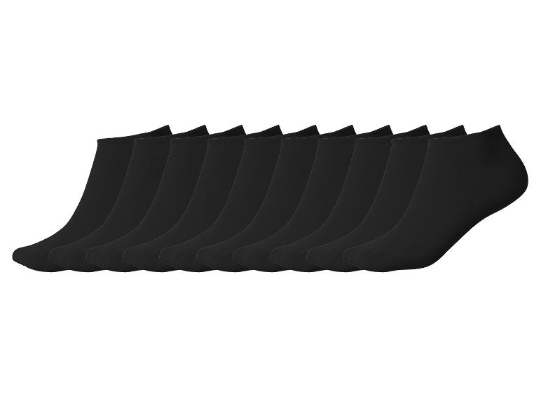 Lot de chaussettes basses noires unies