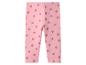 Legging rose pour enfant avec motif fraises.
