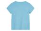 T-shirt bleu clair pour enfant, vue arrière.