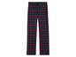 Pantalon de pyjama bleu marine à carreaux rouges