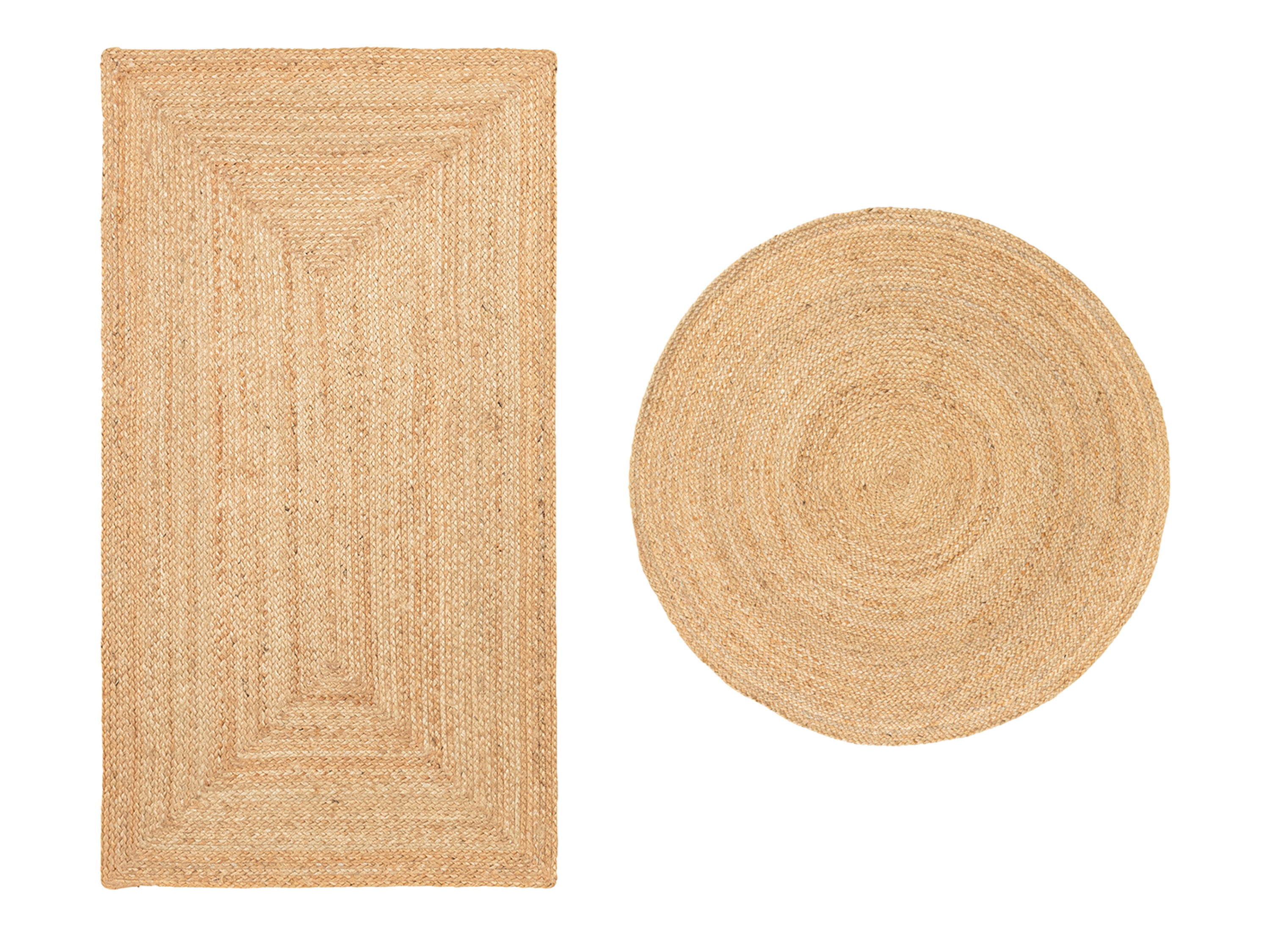 LIVARNO home Tapis en jute, 80 x 150 cm / Ø 100 cm