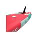 Planche de paddle gonflable Red Paddle Co., design rose et turquoise.