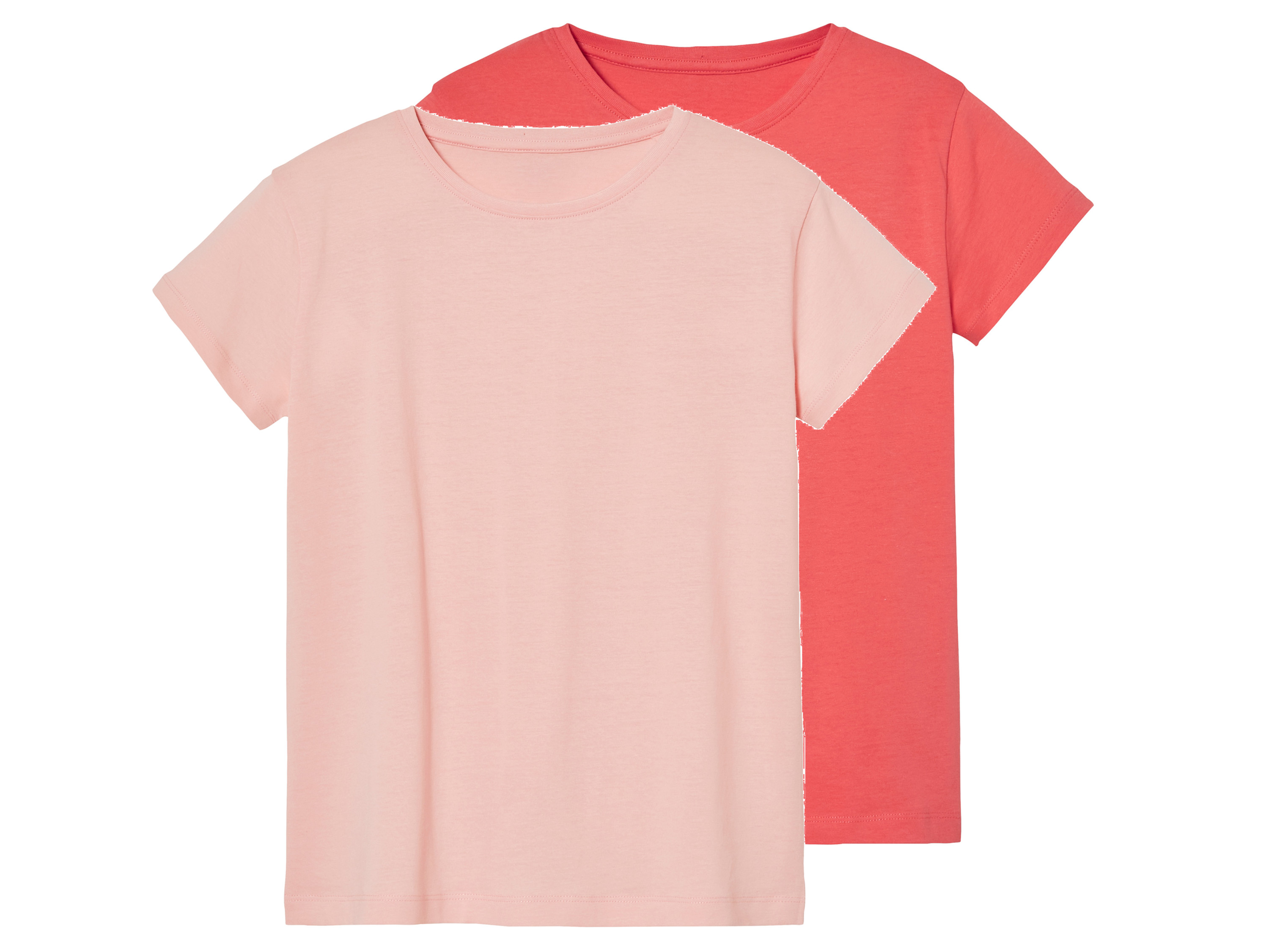 pepperts!® Lot de 2 t-shirts enfant (rose/rouge, 8-10 ans)