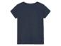 T-shirt à manches courtes bleu marine.