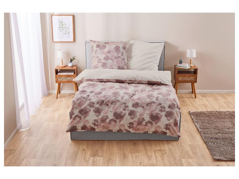 Parure de lit en satin réversible, 260 x 240 cm