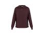 Sweat-shirt bordeaux à quart de zip avec col montant et manches longues