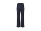 Pantalon de ski bleu foncé avec ceinture.