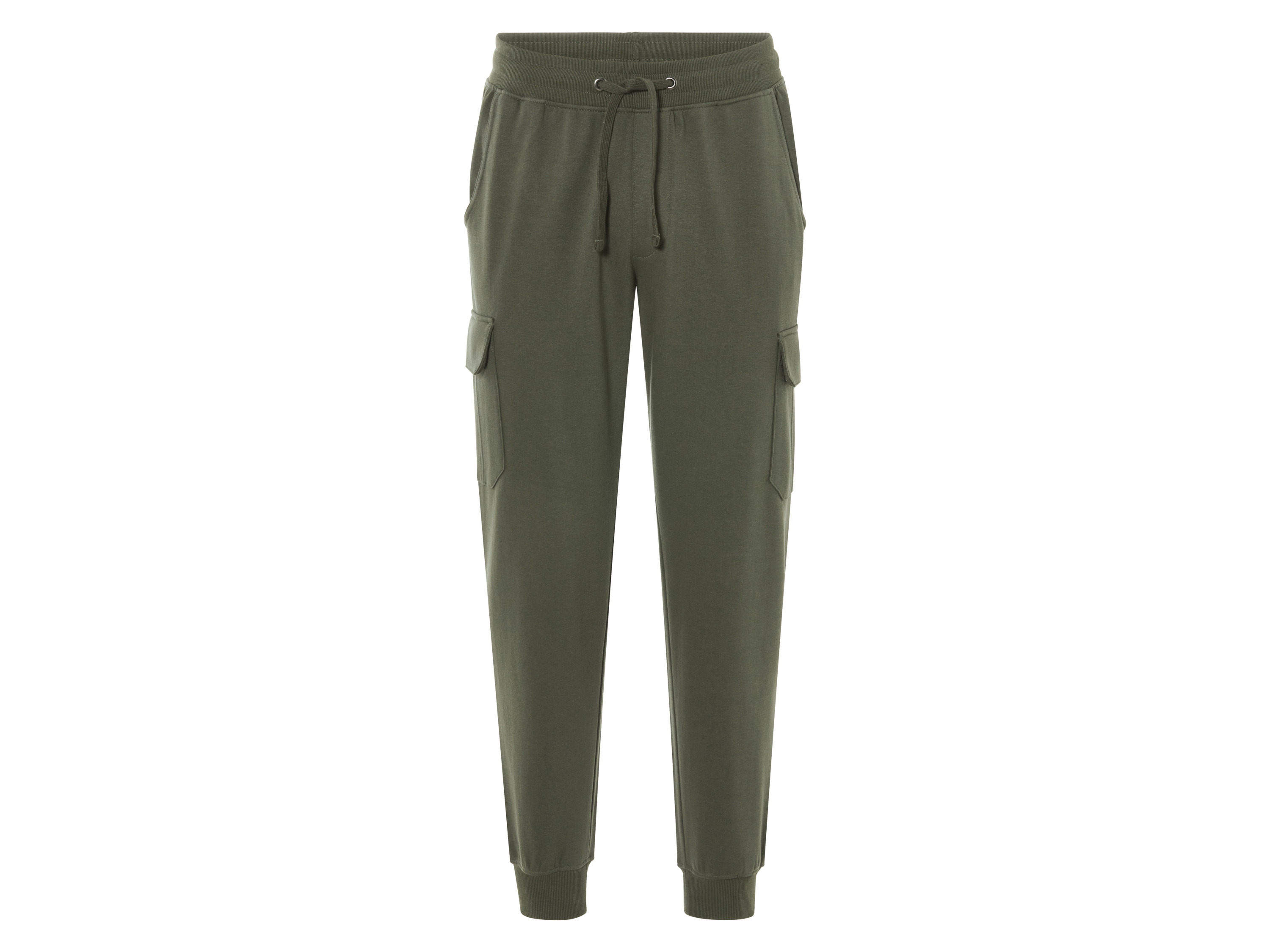 LIVERGY® Pantalon de jogging homme avec poches cargo et fermeture velcro (vert, S)
