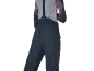 Pantalon de ski à bretelles pour femme et haut thermique à manches longues